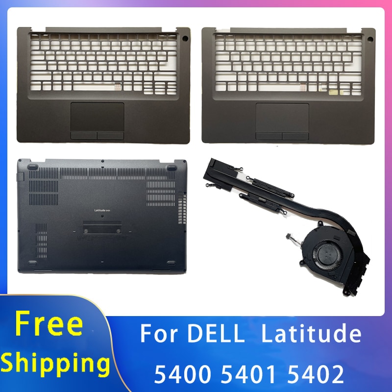 델 래티튜드 5400 5401 5402 교체용 노트북 액세서리 팜레스트 하단 냉각 팬 모듈, 블랙 그레이, 신제품